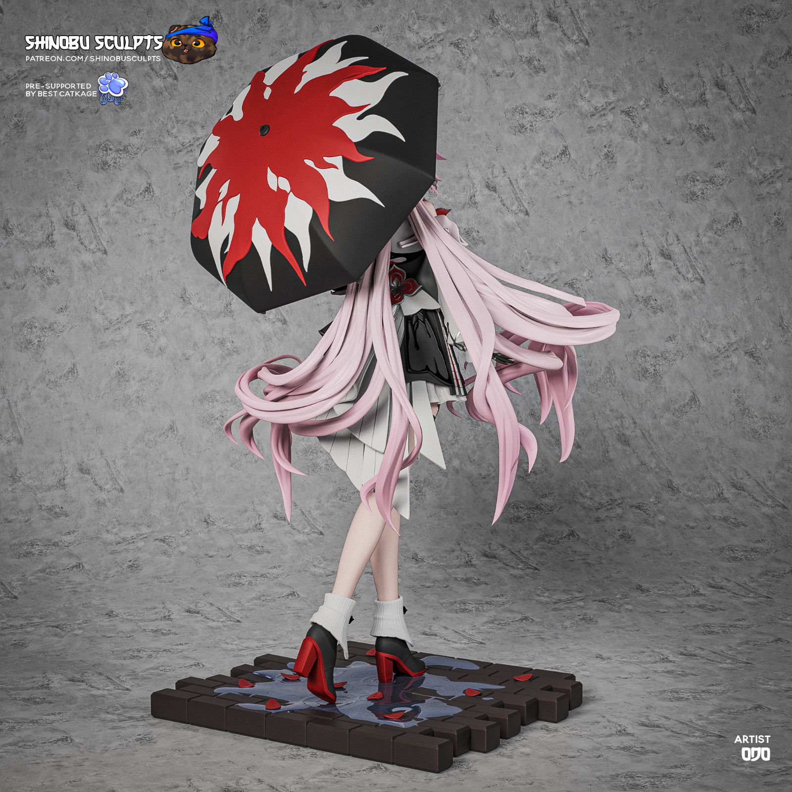 Evernight | Honkai: Star Rail | UNPAINTED | 1/7 Scale Resin Kit |