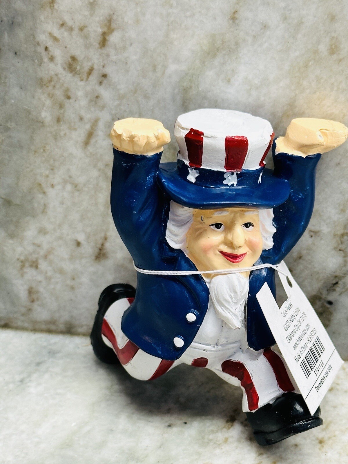 July 4th Ceramic Independence Day Patriotic Figurine/Table Top:3Inches