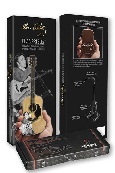AXE HEAVEN Elvis Presley ’55 Tribute Acoustic Guitar Miniature Display Gift