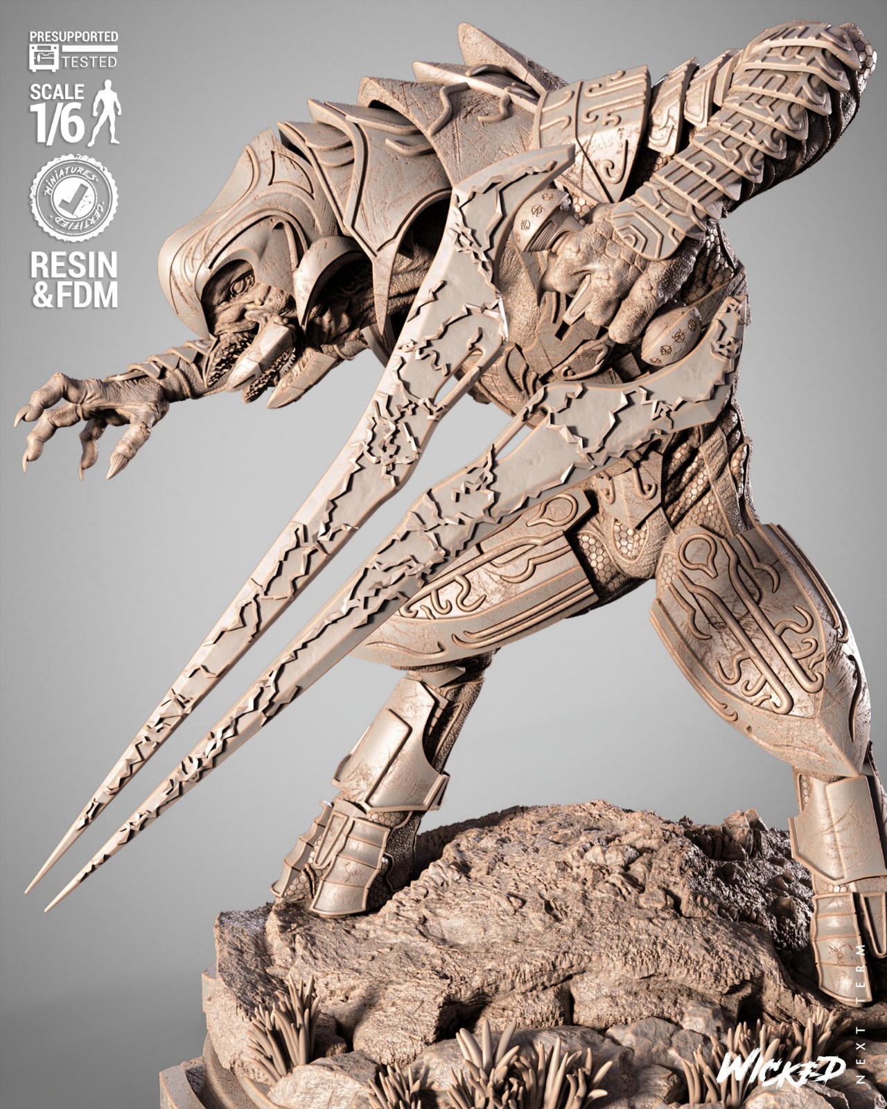 The Arbiter – Halo 1/6 Scale Figure Statue 3D Print Model Kit Unpainted