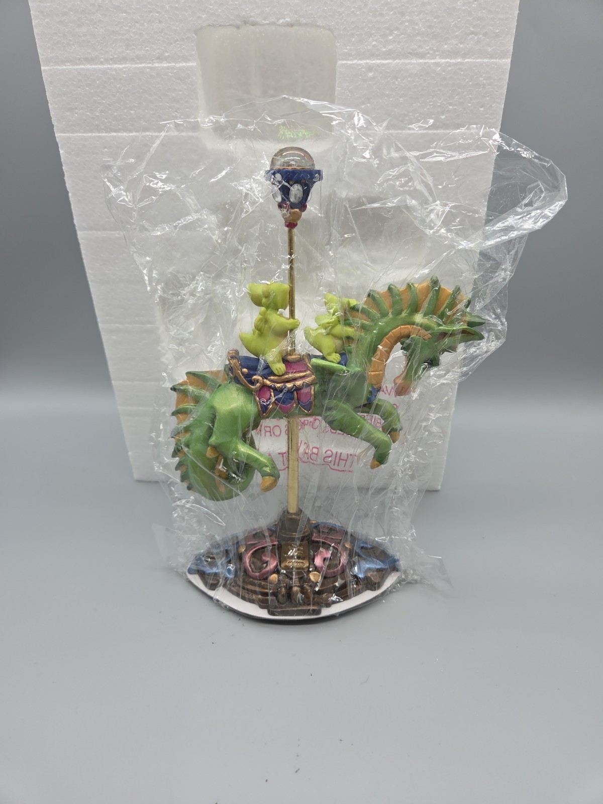 Pocket Dragons Dragon Riders Carousel Figurine Ltd 5000 #0161 Real Musgrave Box