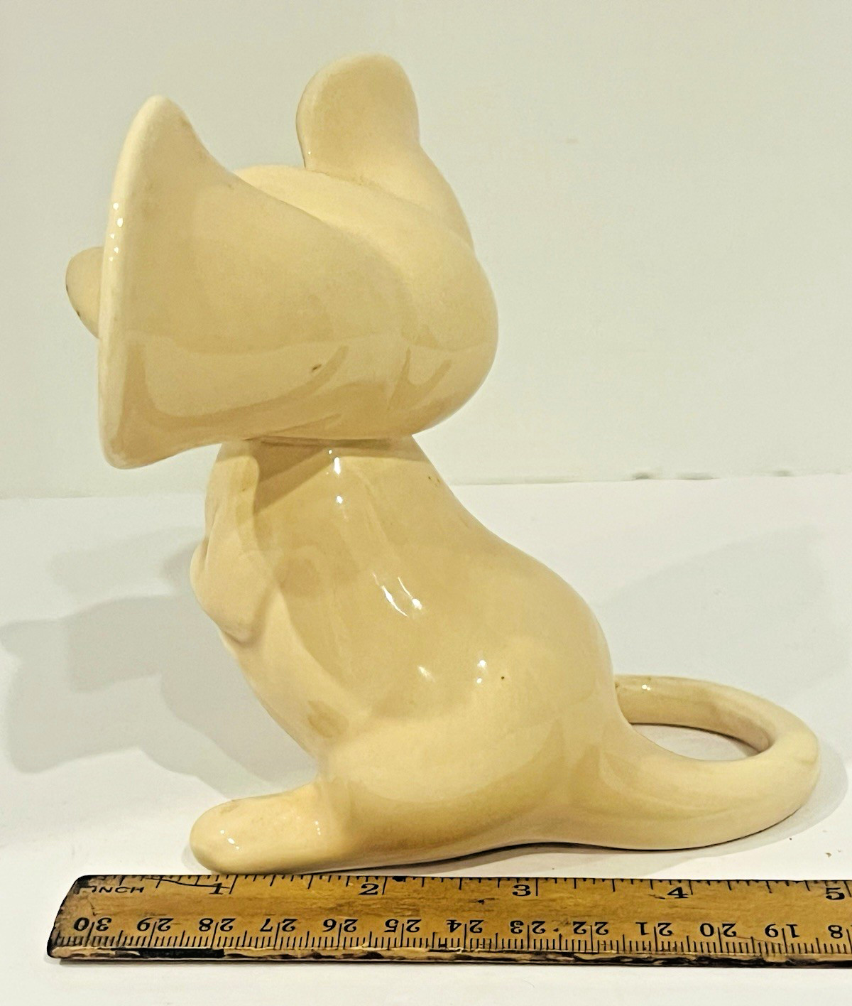 Vintage NP Canada Big Eared Mouse Ceramic Figurine Northern Pottery Peter Gjoni