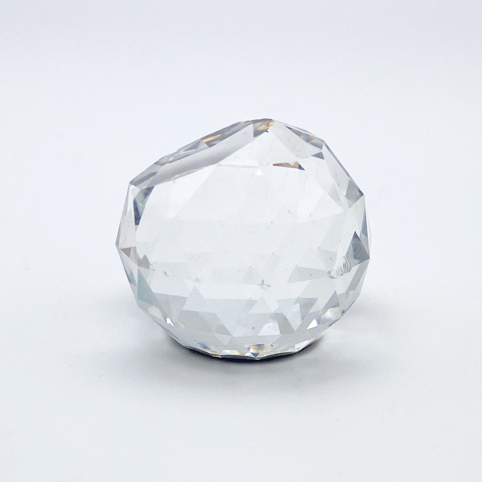 Disney Mickey Mouse Swarovski Crystal Ball Faceted Prism Paperweight