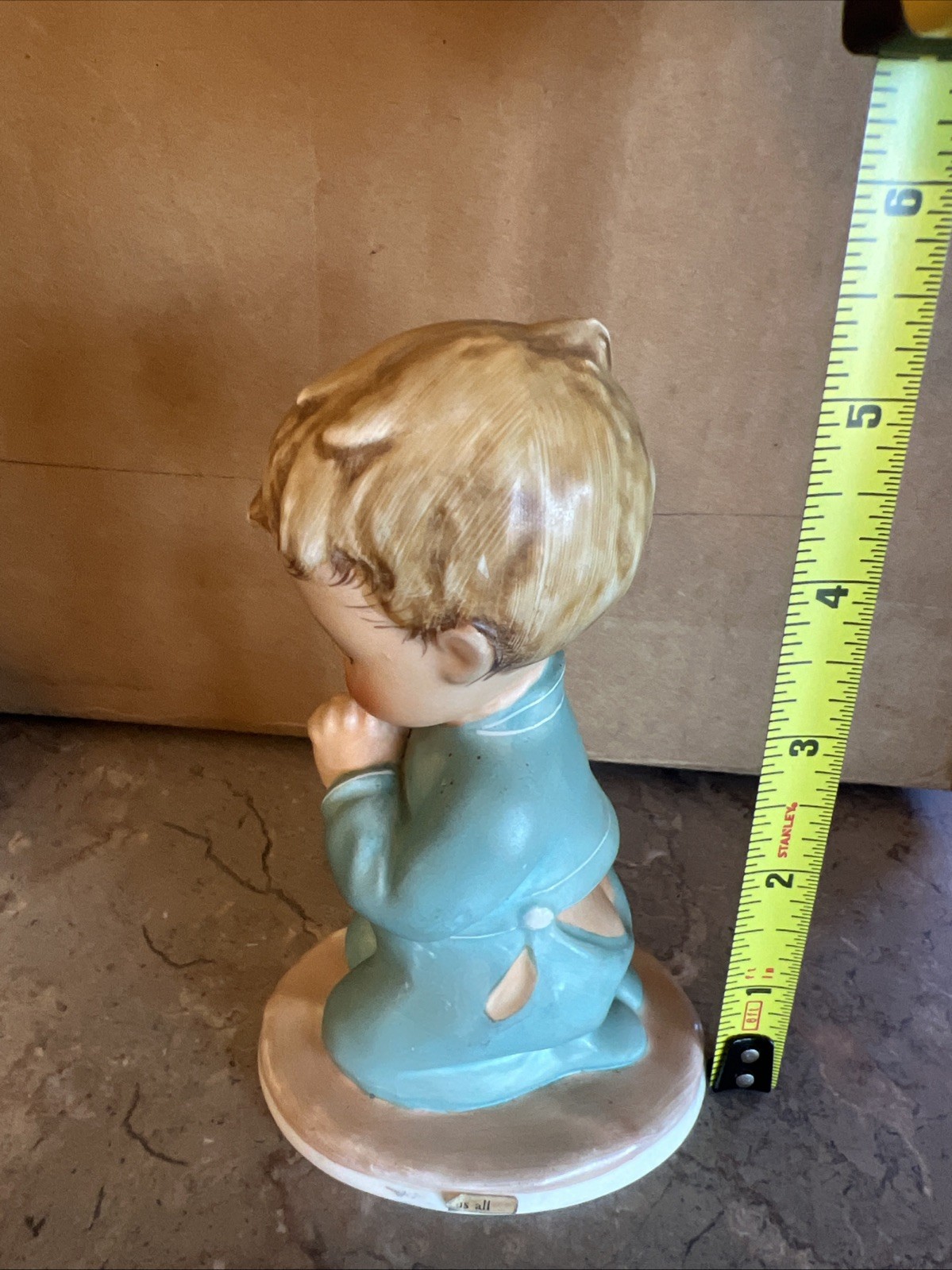 Vintage Goebel Praying Boy/ Girls Figures A Childs Prayer & Bless Us All