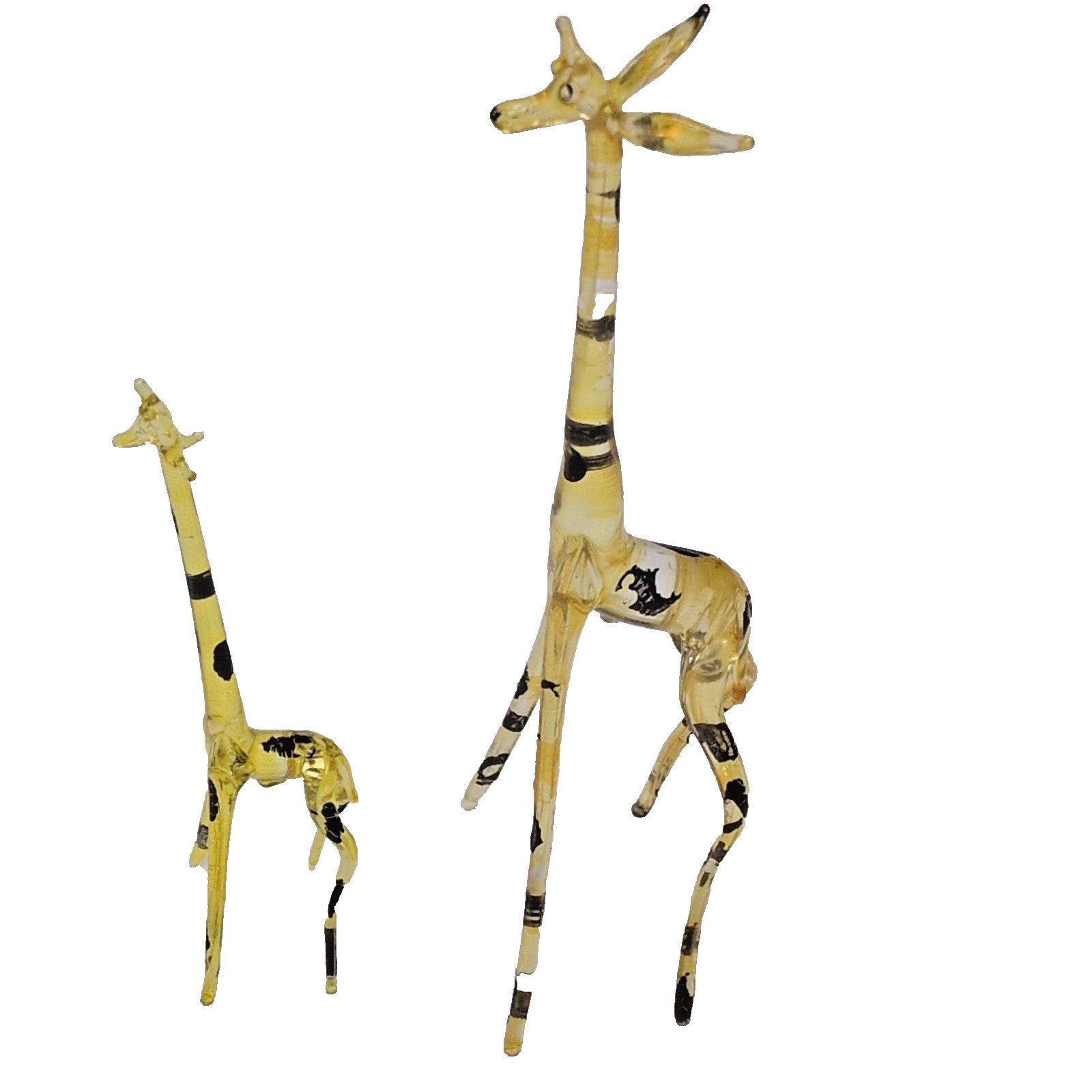 Vintage Art Hand Blown Glass Animals – Giraffes