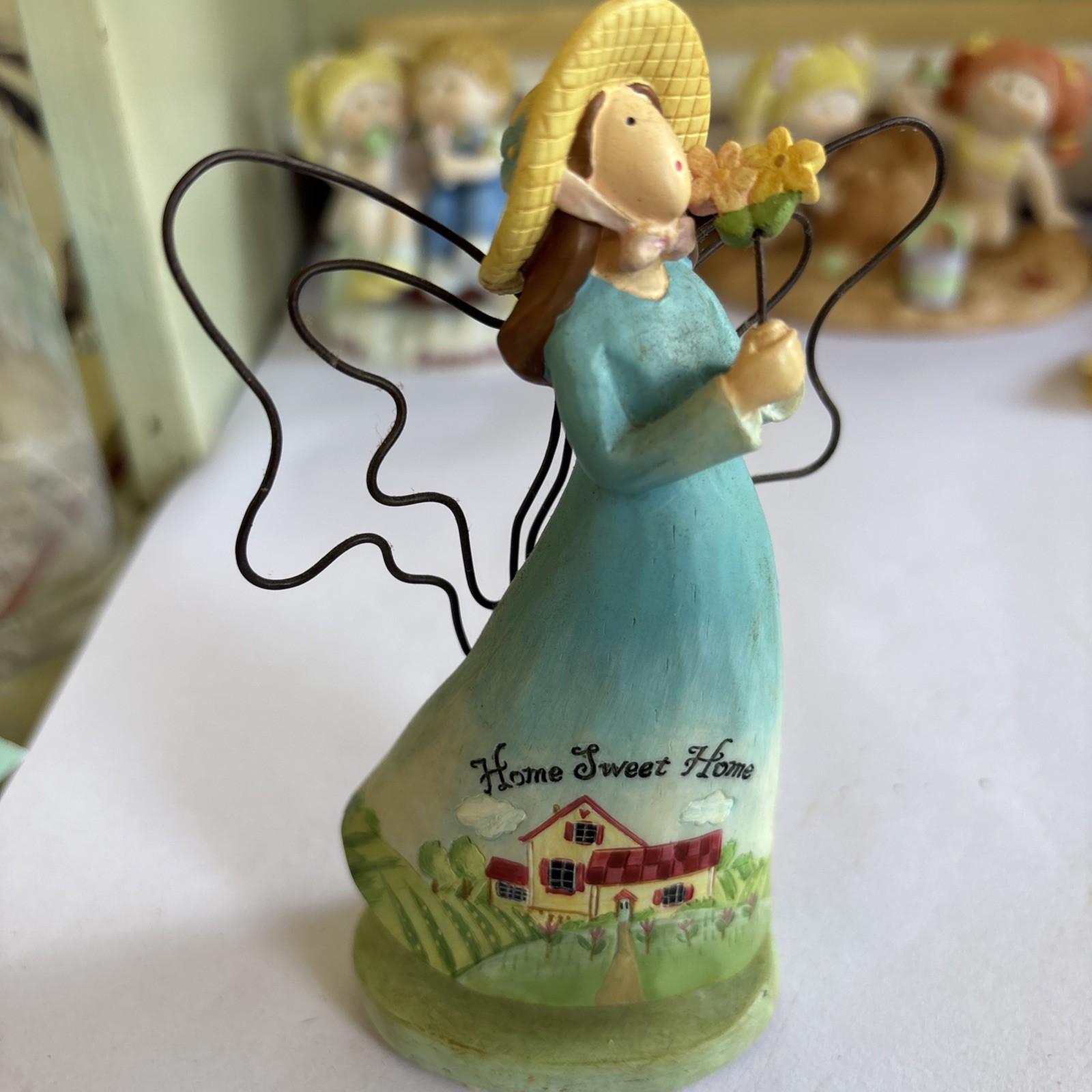 Russ Country Gatherings “Home Sweet Home” Angel (#28491), Preowned