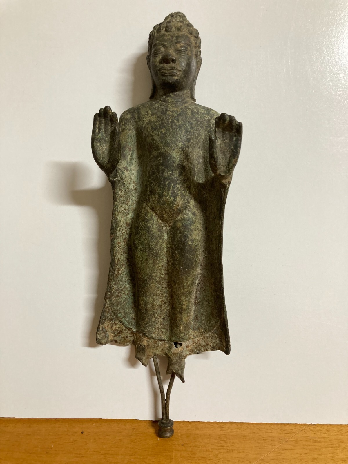 Antique “Khmer” Style Bronze Buddha Statue