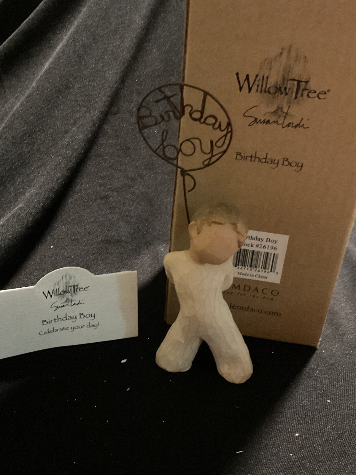 Willow Tree BIRTHDAY BOY Sculpted Hand Painted Figure New in Box