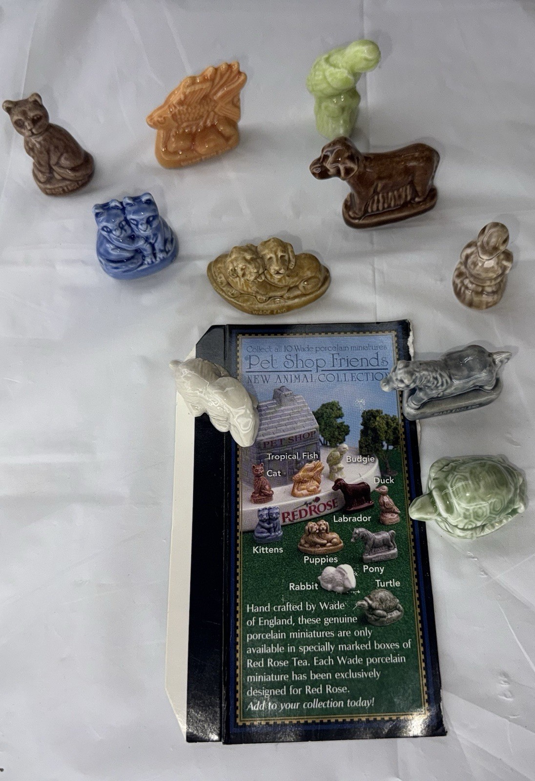 Wades Pet Shop Freinds Complete Set NM -Mint ! Out of Factory Pouch.