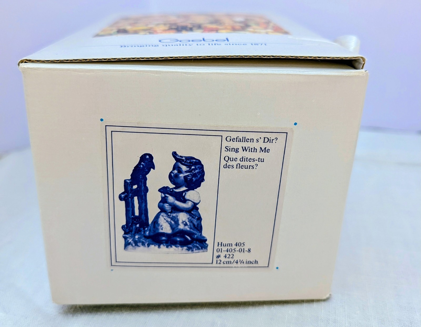 Goebel Hummel Figurine “Sing With Me” #405 original box – TMK-6