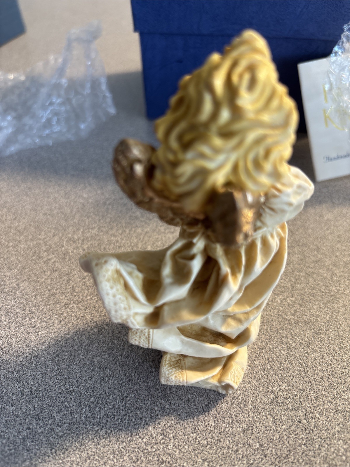 Angelique Trinket Box Figurine Celeste Angel ANCE 97 1996 Harmony Kingdom Vtg