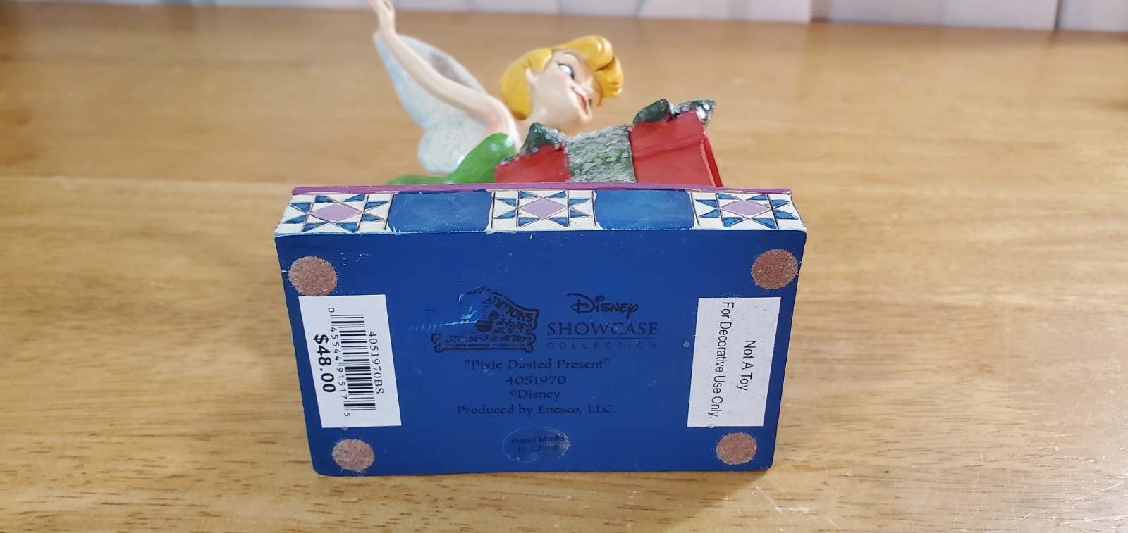 Jim Shore “Pixie Dusted Present” Tinker Bell Disney Traditions Showcase 4051970