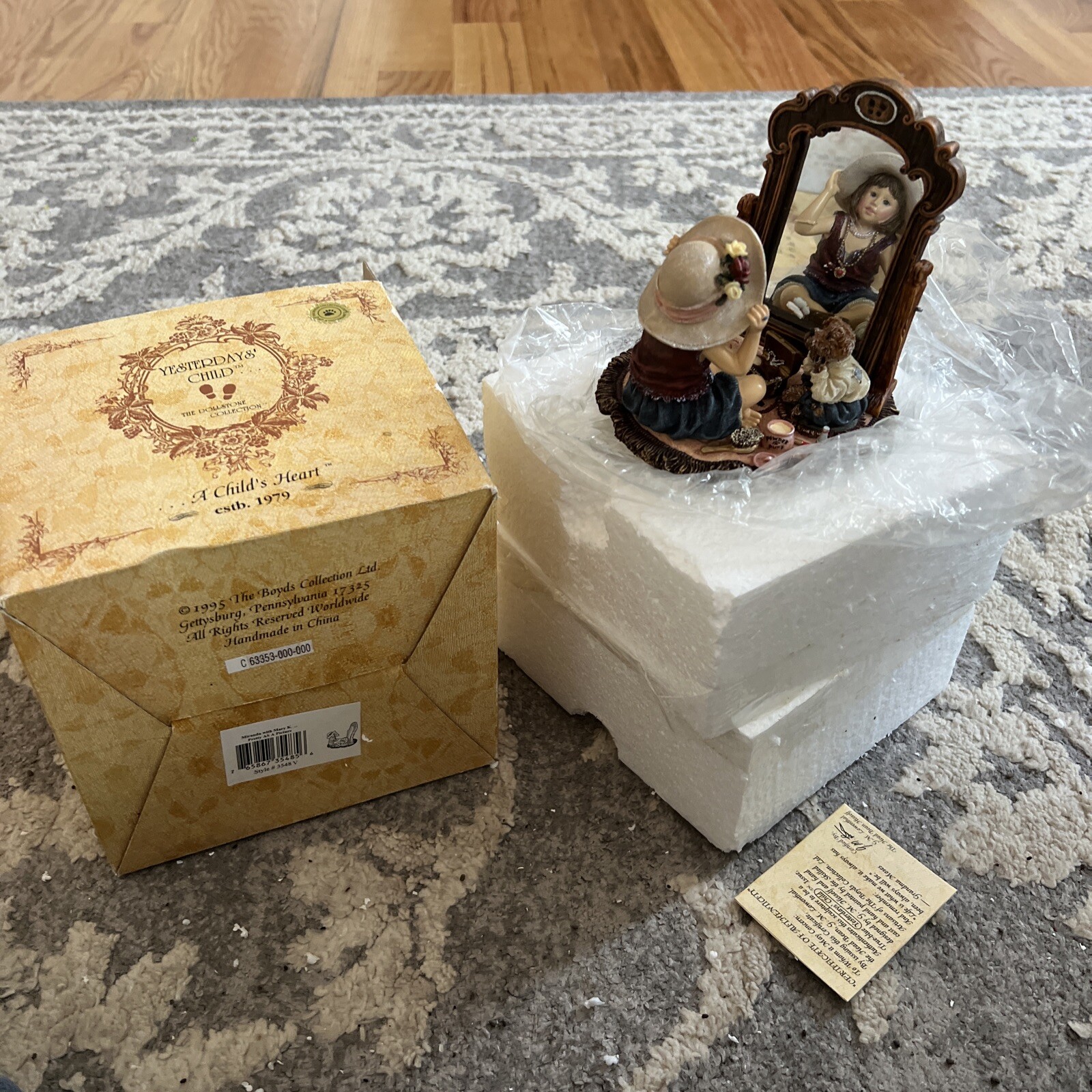 1995 The Boyds Collection #3548 “Miranda with Mary K…Pretty as a picture”