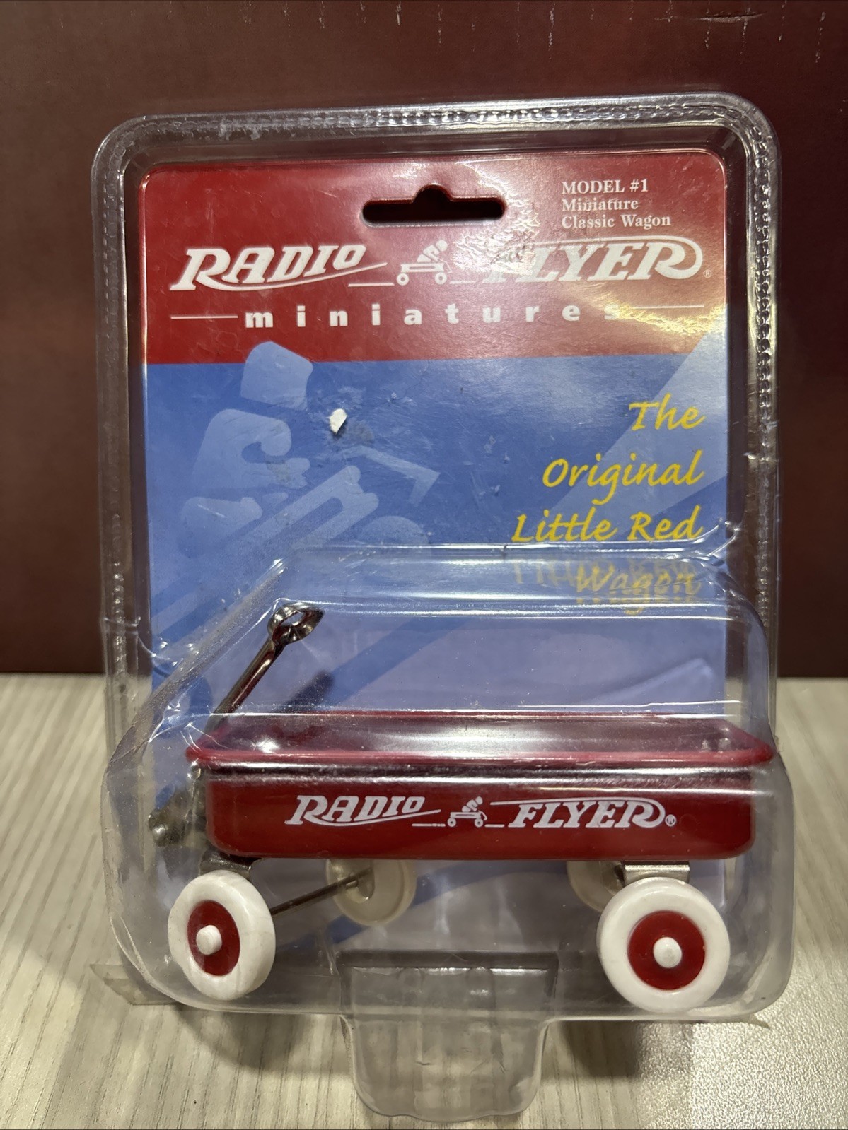 Miniature RADIO FLYER WAGON Model #1 Mini Real Working Classic Wagon NEW