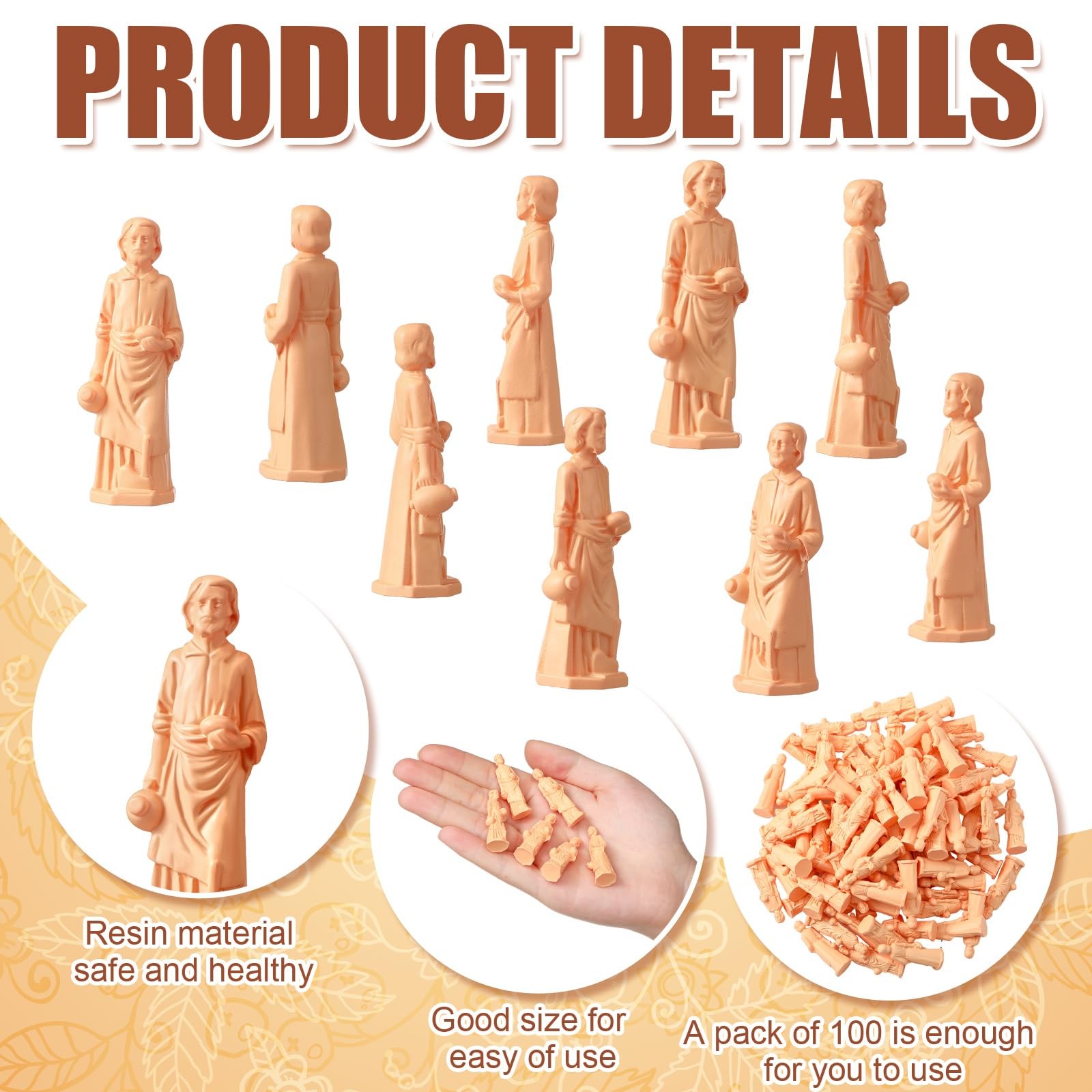 Wesiti 100 Pcs Mini Resin St Joseph Statue for Selling House St Joseph Statue…