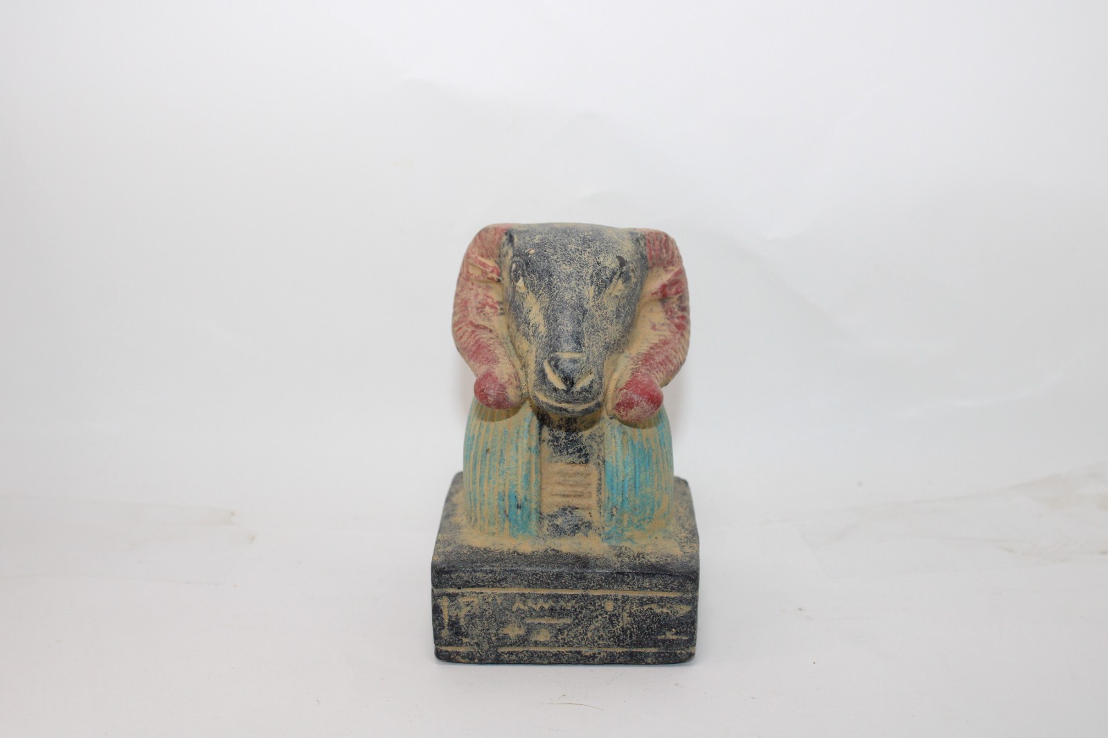 Ancient Egyptian Antique Pharaonic Stone Bust God Khnum Statue sculpture
