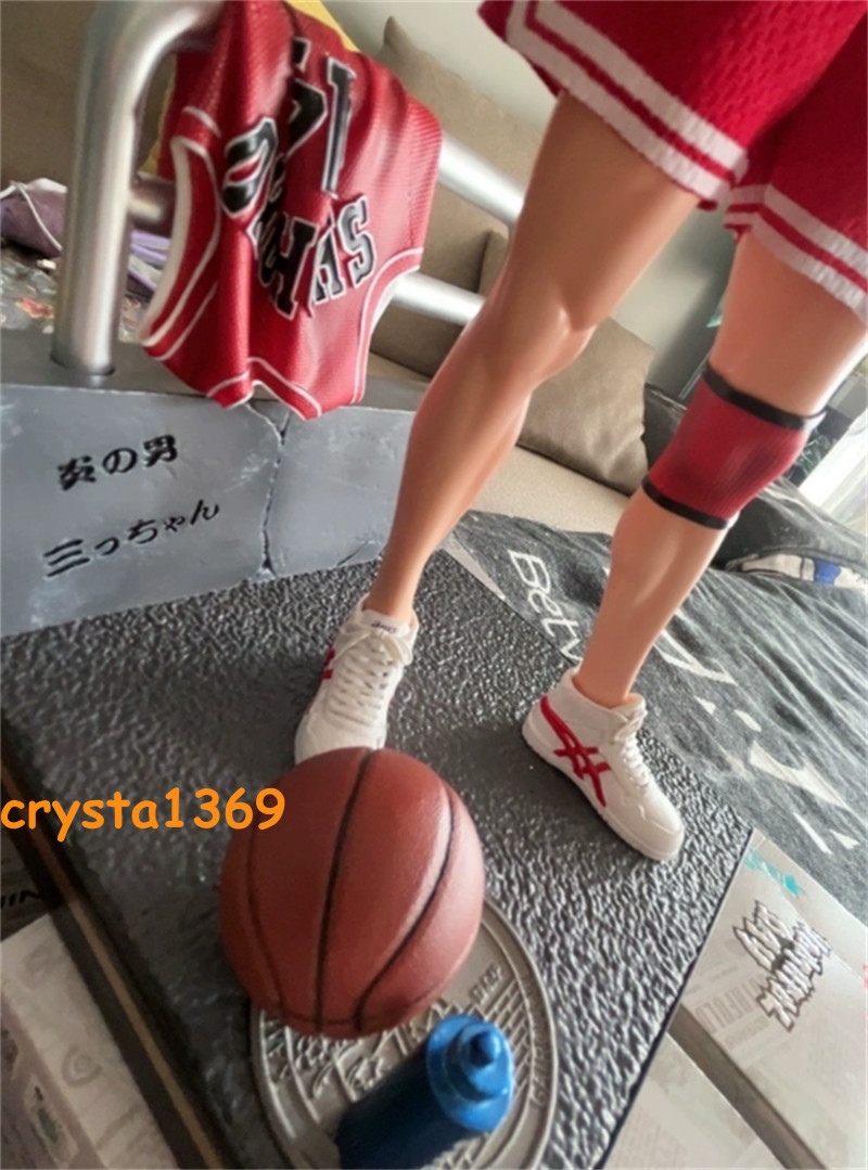 H33CM Replica 1/6 SLAM DUNK Mitsui Hisashi Statue GK Painted Figure Model Gift
