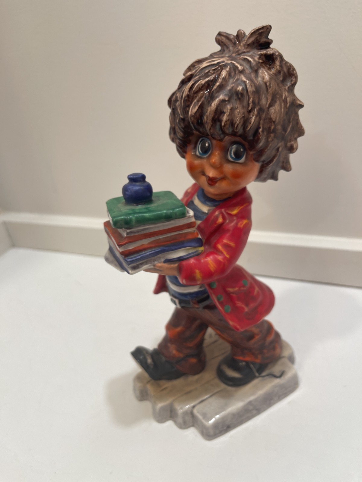 1971 W. Germany Goebel Figurine Big Eyes Boy Children of Paris Michel T.