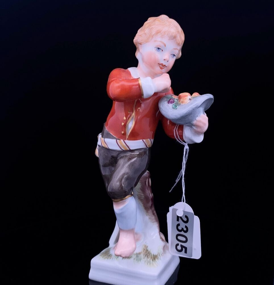 KPM Berlin Porcelain Figurine Libra September October German Germany Zodiac