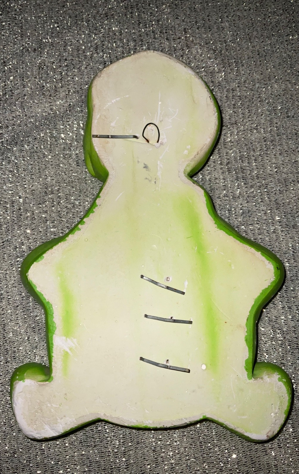 Miller Studios Chalkware Turtle Thermometer Bathometer Decor 70s Vtg -Small Chip