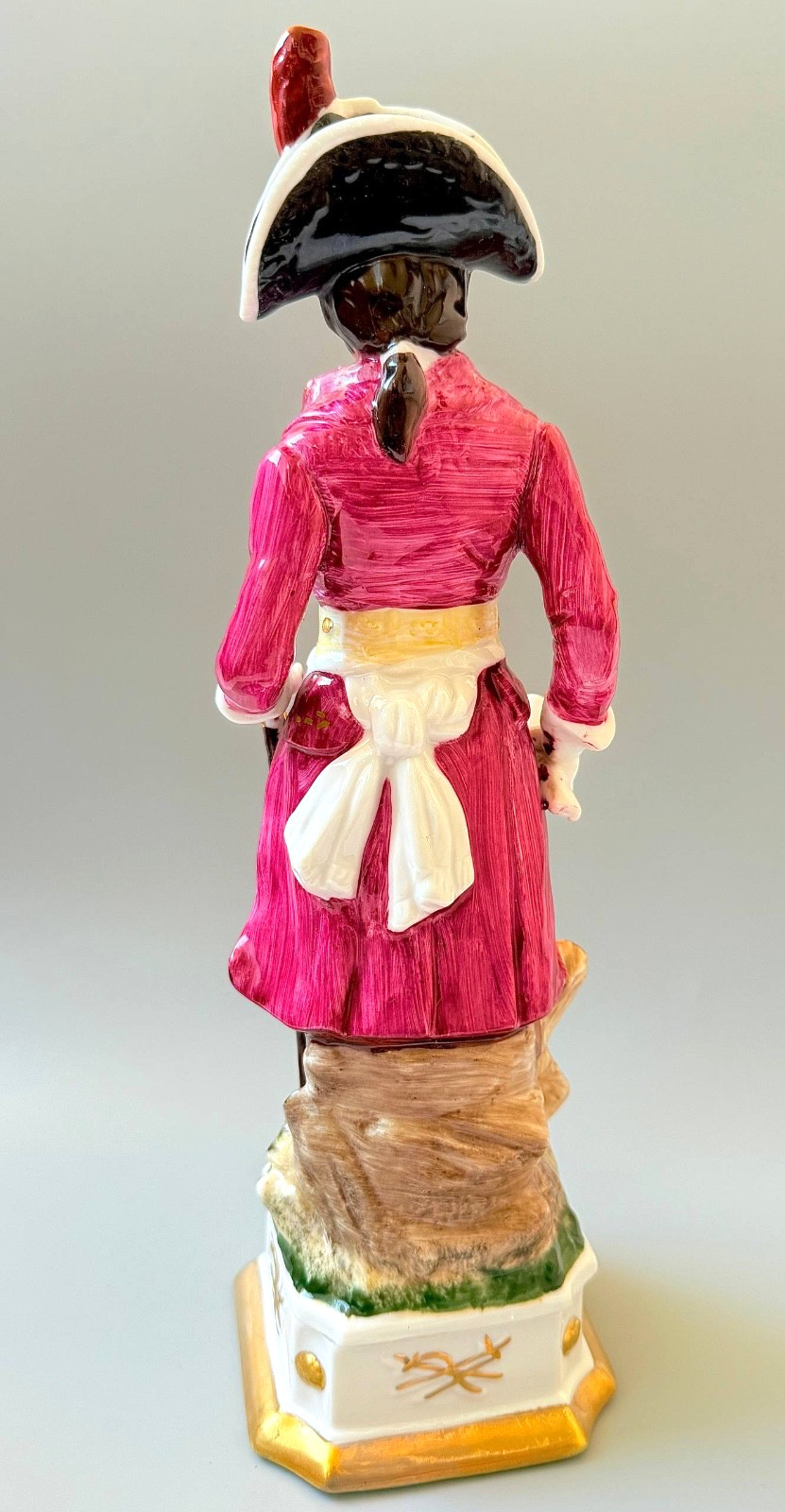 Vintage 12 Capodimonte Porcelain Napoleon Bonaparte Figurine Military Statue