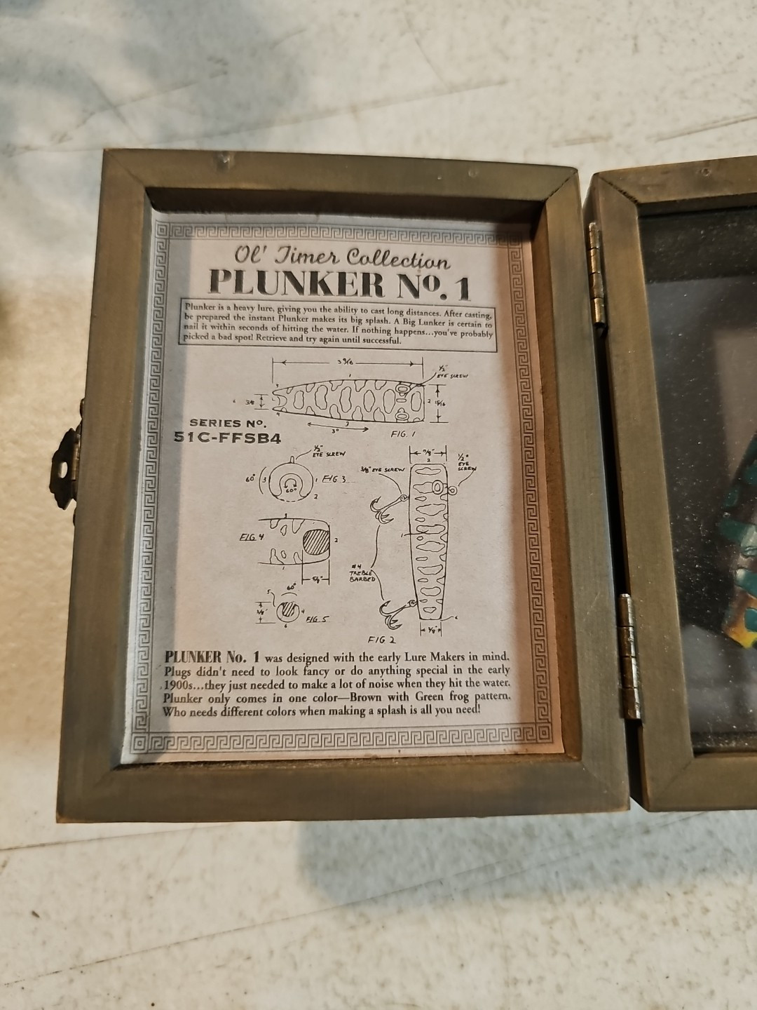 WILLS CREEK Ol’ TIMER COLLECTION PLUNKER No. 1 LURE SERIES 51C-FFSB4
