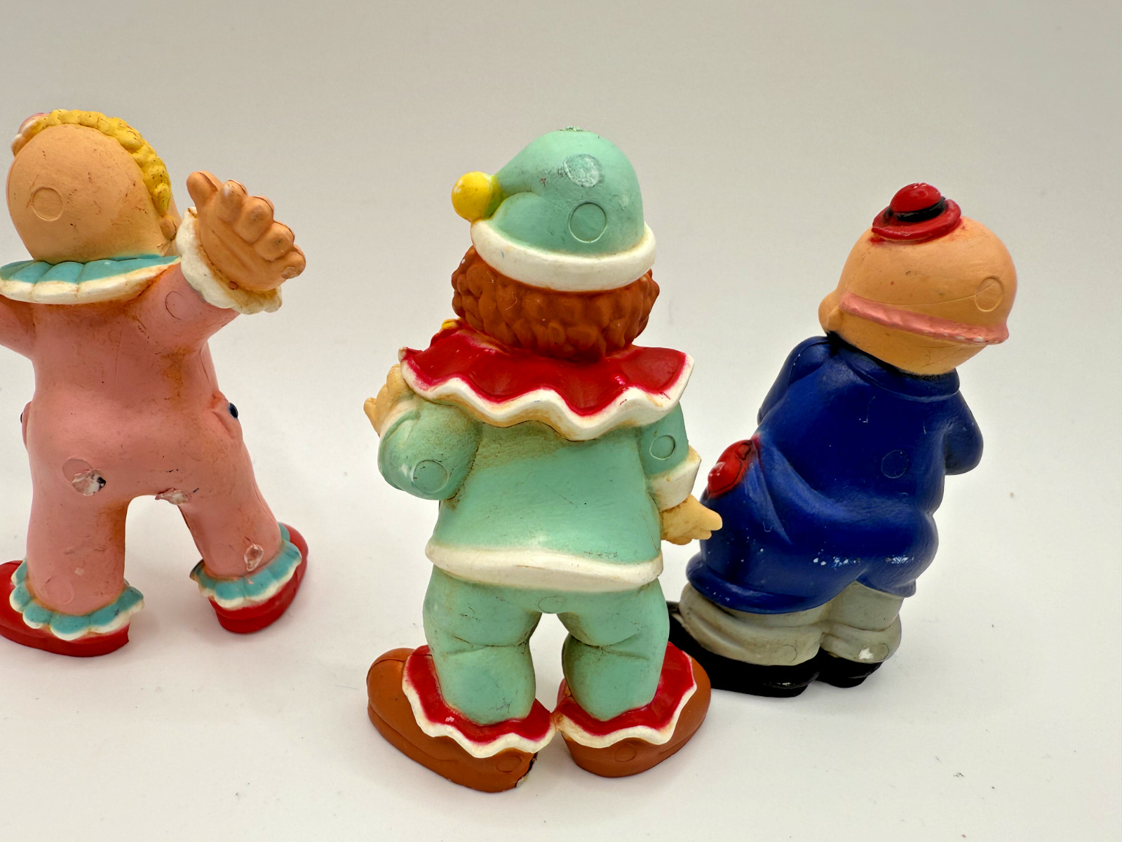 Enesco Mini Happy Clown Figurines. Vintage Collection. Set Of 3