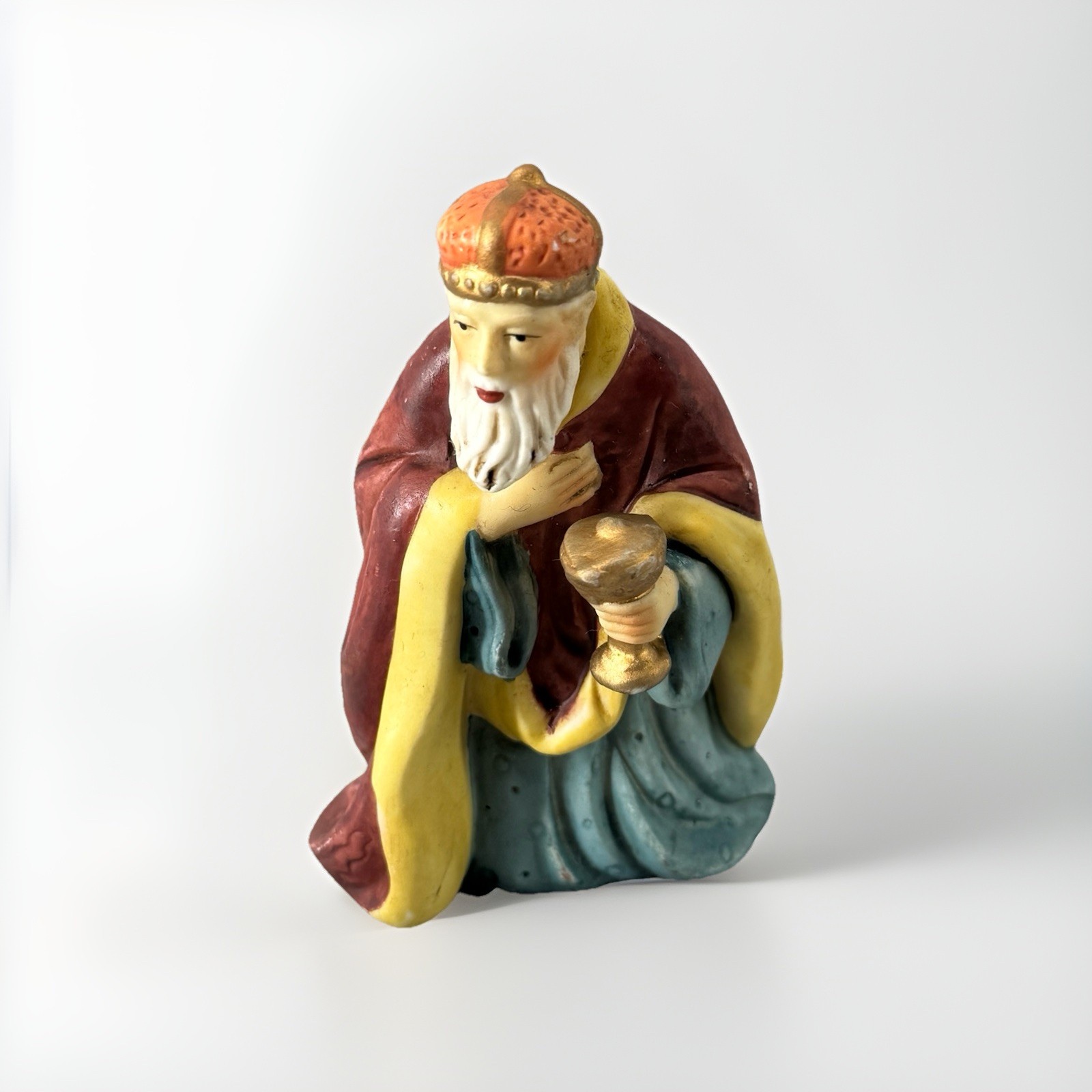 O’well Grandeur Noel Wise Man Kneeling Chalice Figurine Replacement Religious