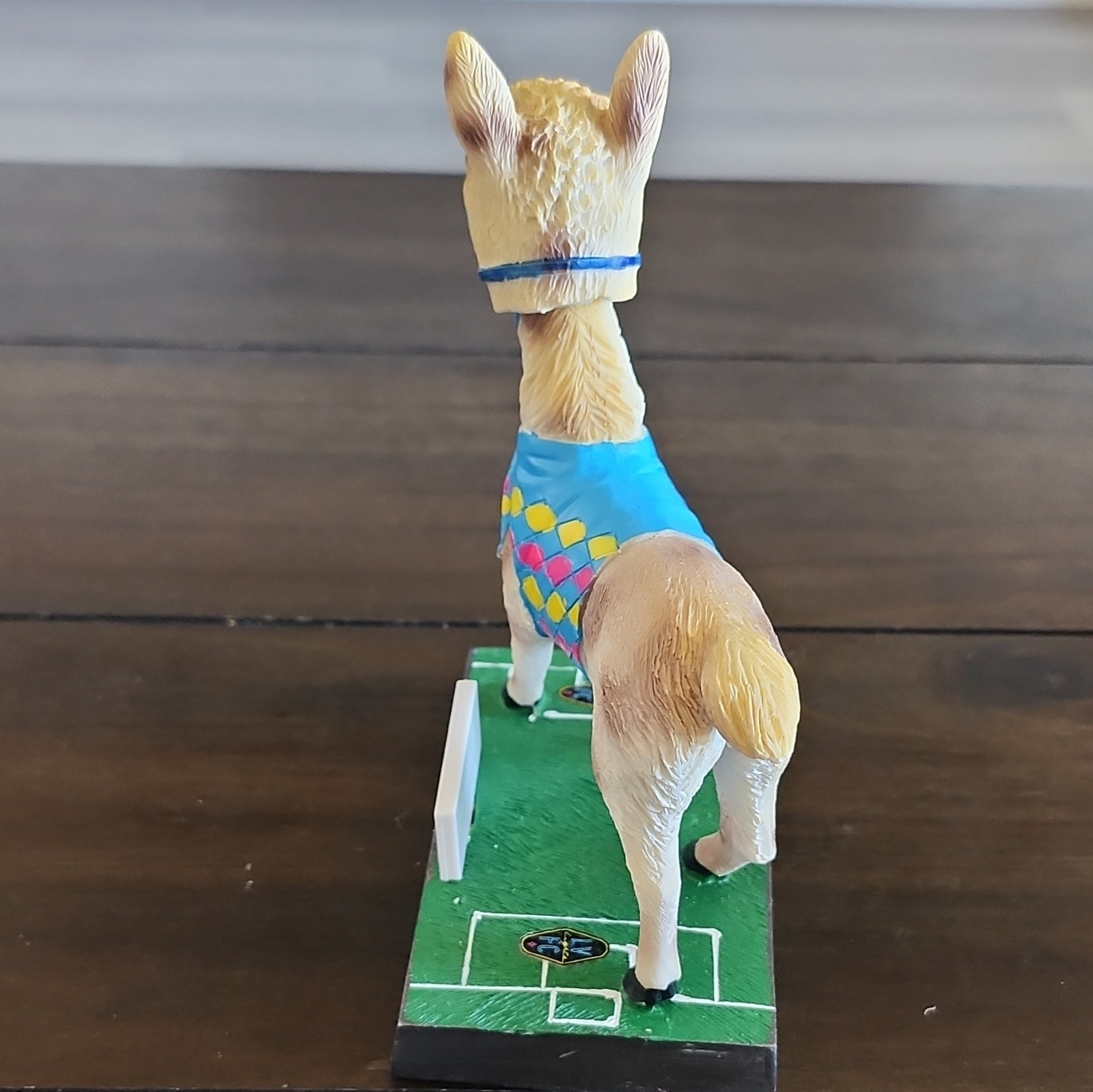 Las Vegas Lights FC Zappos Llama Resin Figurine w/ Soccer Field Base Kids