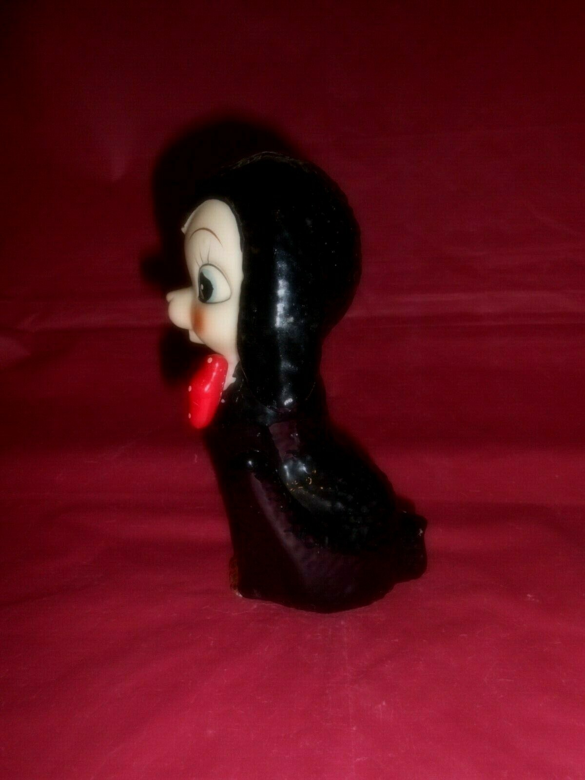 HTF Vintage Arnart Red Bow 6″ Lamb Sheep Figurine #7466