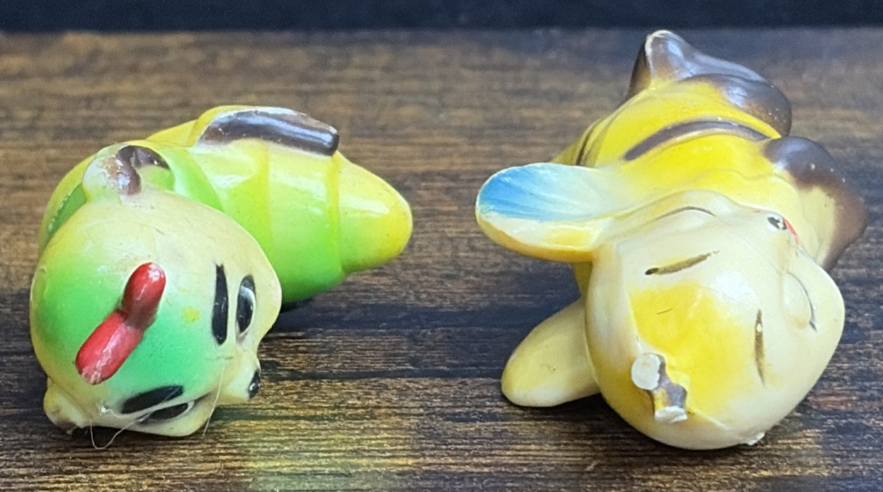 Josef Originals Caterpillar Insect Bug & Bumble Bee Set of 2 Figurines
