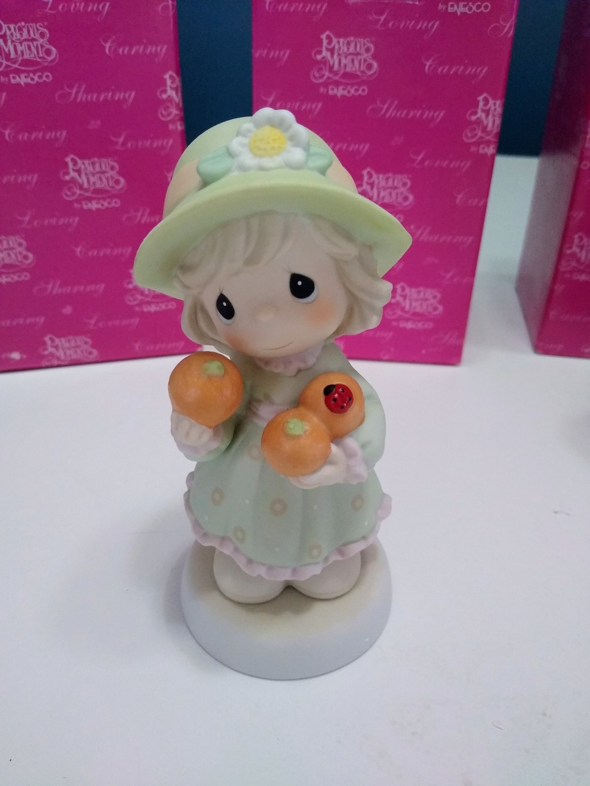 Precious Moments Fruitful Delights Series Lot Of 5 Porcelain 2003