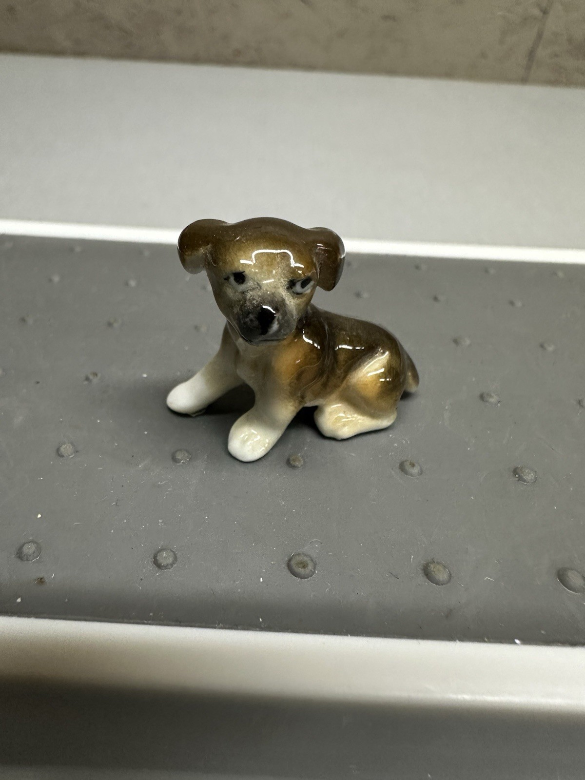Vintage Miniature Ceramic Dog/Puppy Figurine