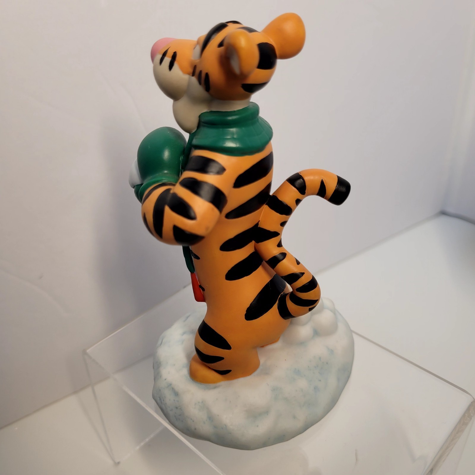 Disney Parks Early 2000s Tigger Pooh Eeyore Snowball Fight Figurines