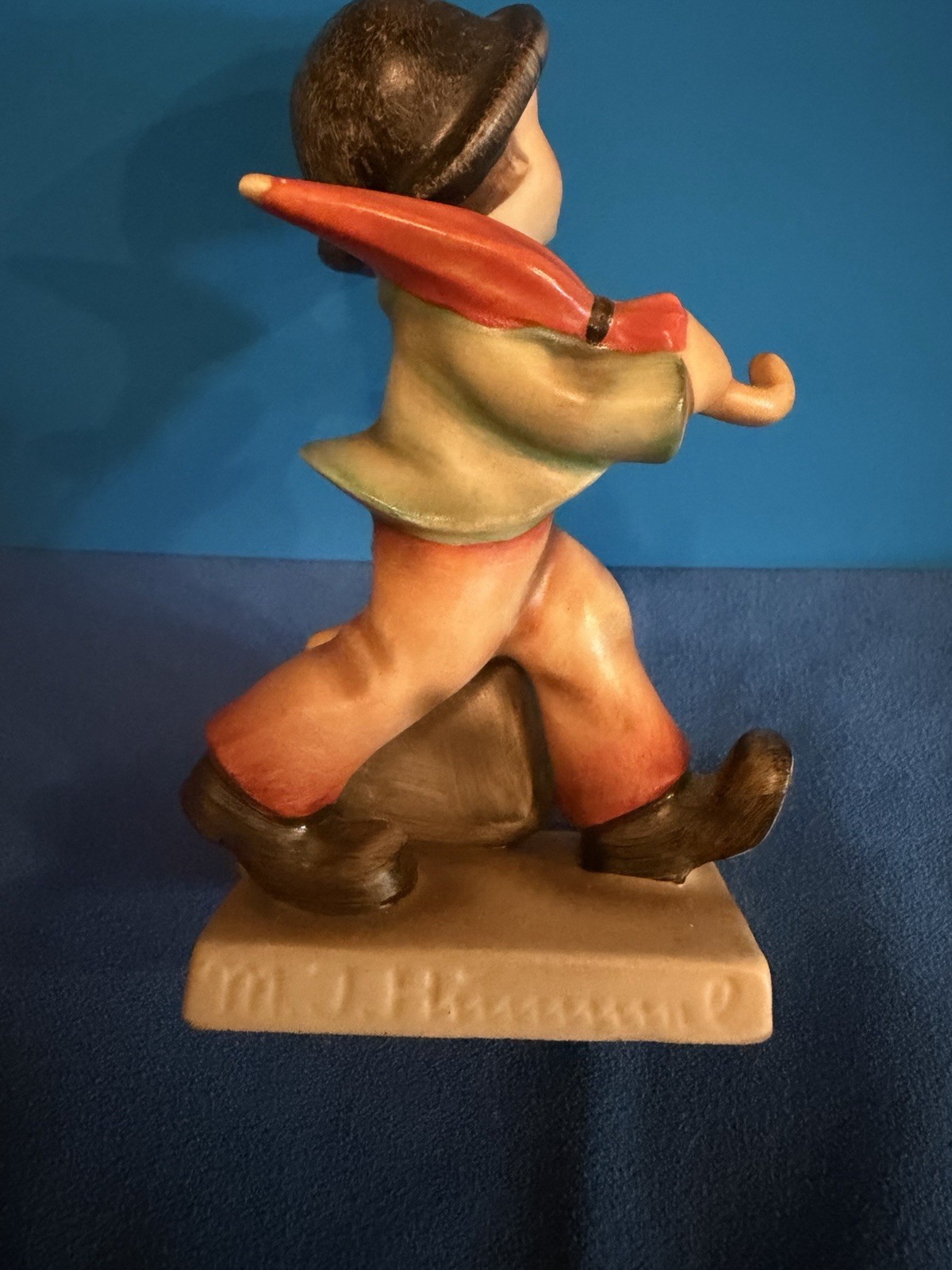 Vintage Hummel Merry Wanderer Figurine West Germany Stamped