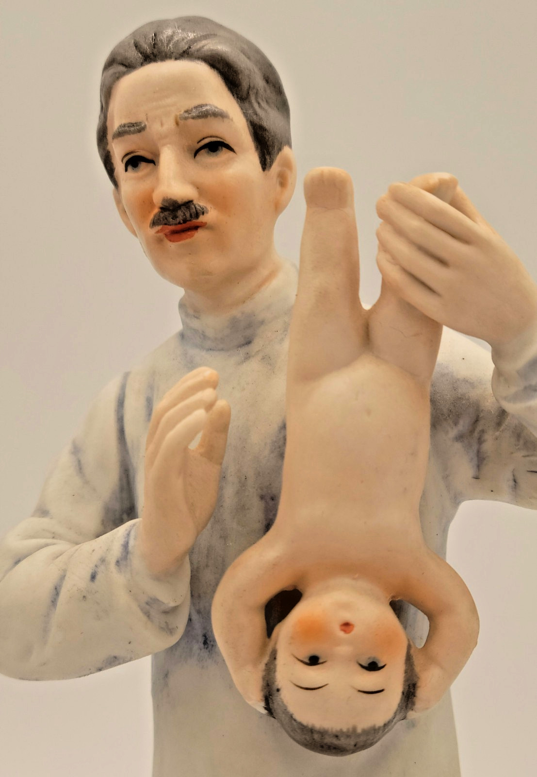 Alfro Alfretto London Porcelain Figurine Doctor Obstetrician Vintage FREE SHIP