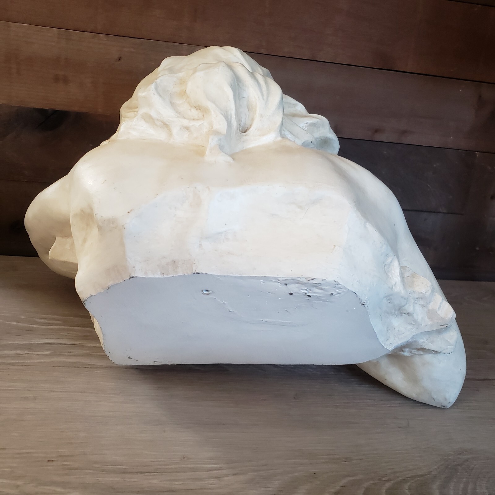 Large Rare Gypsum Intergesso Bust Sculpture