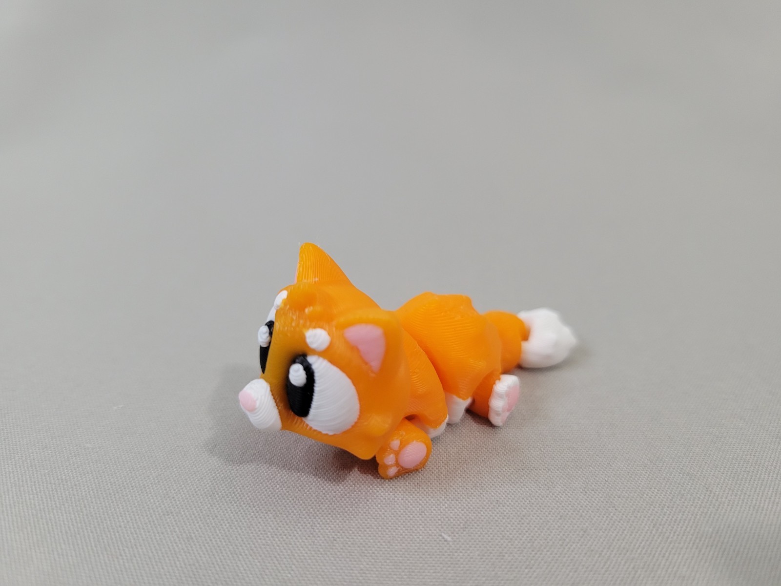 Cat Articulated Fidget Desk Playset with 5 Cats 3D Printed
