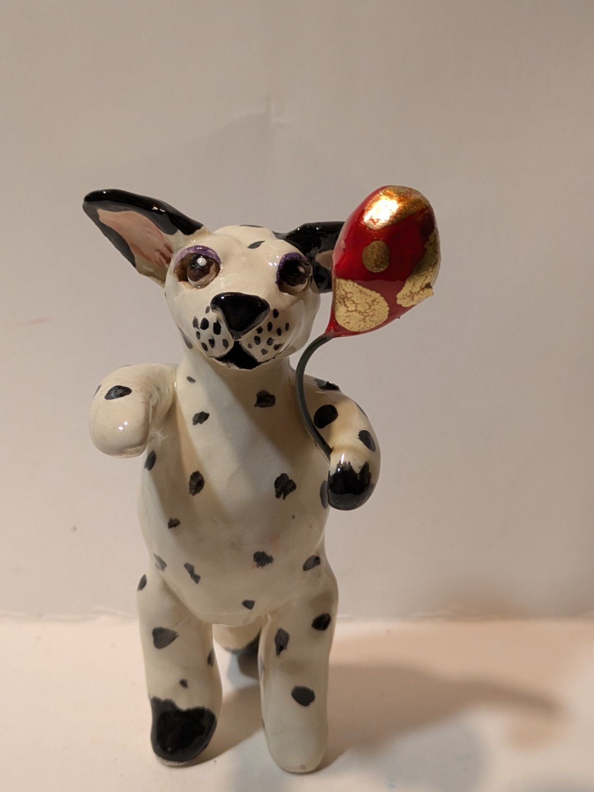 WhimsiClay Circus “Balloon Dog” Handmade by Amy Lacombe .