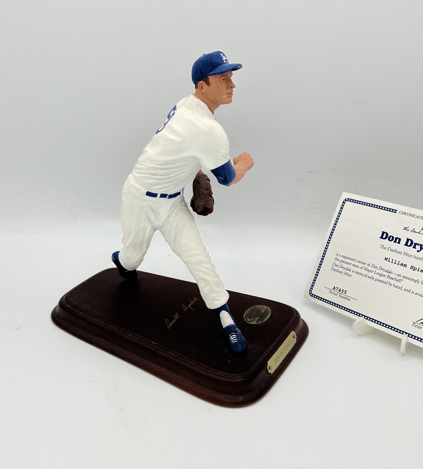Don Drysdale LA Dodgers All Star Figurine Danbury Mint Baseball Collectible 1999