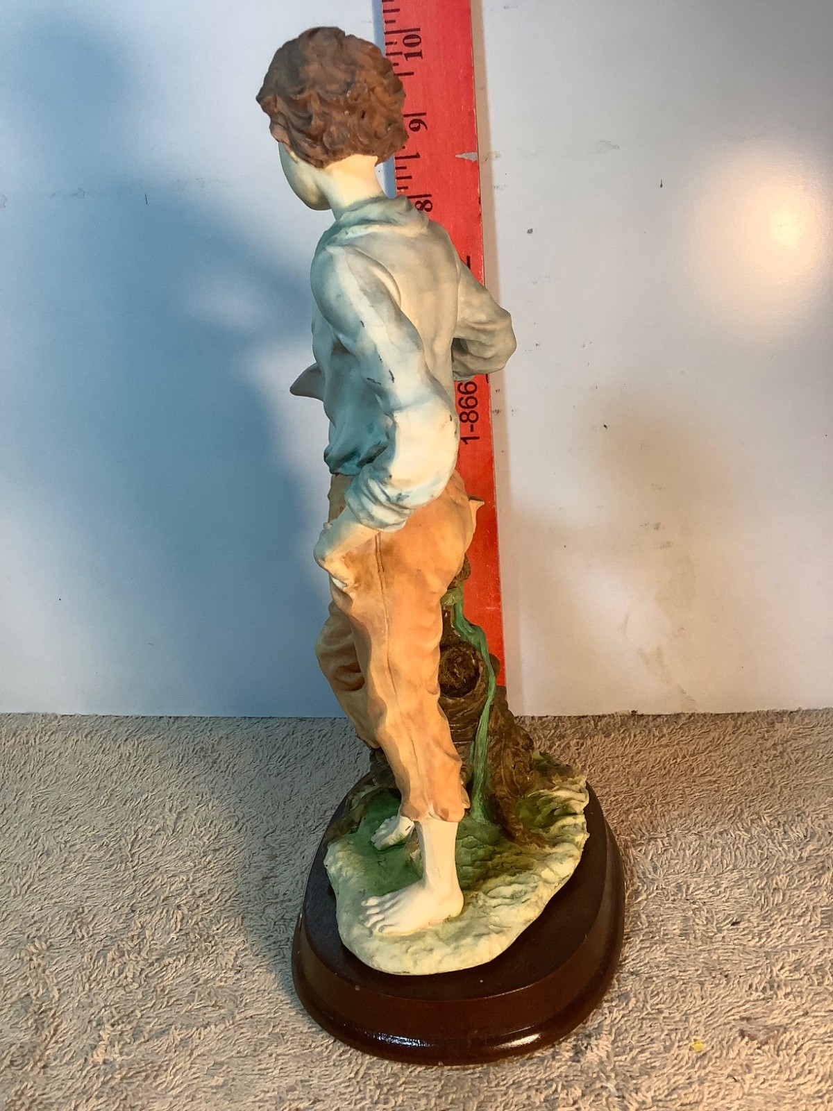 The Mirella Collection Boy with Water Pitcher 10” DaVinci Collection wood base