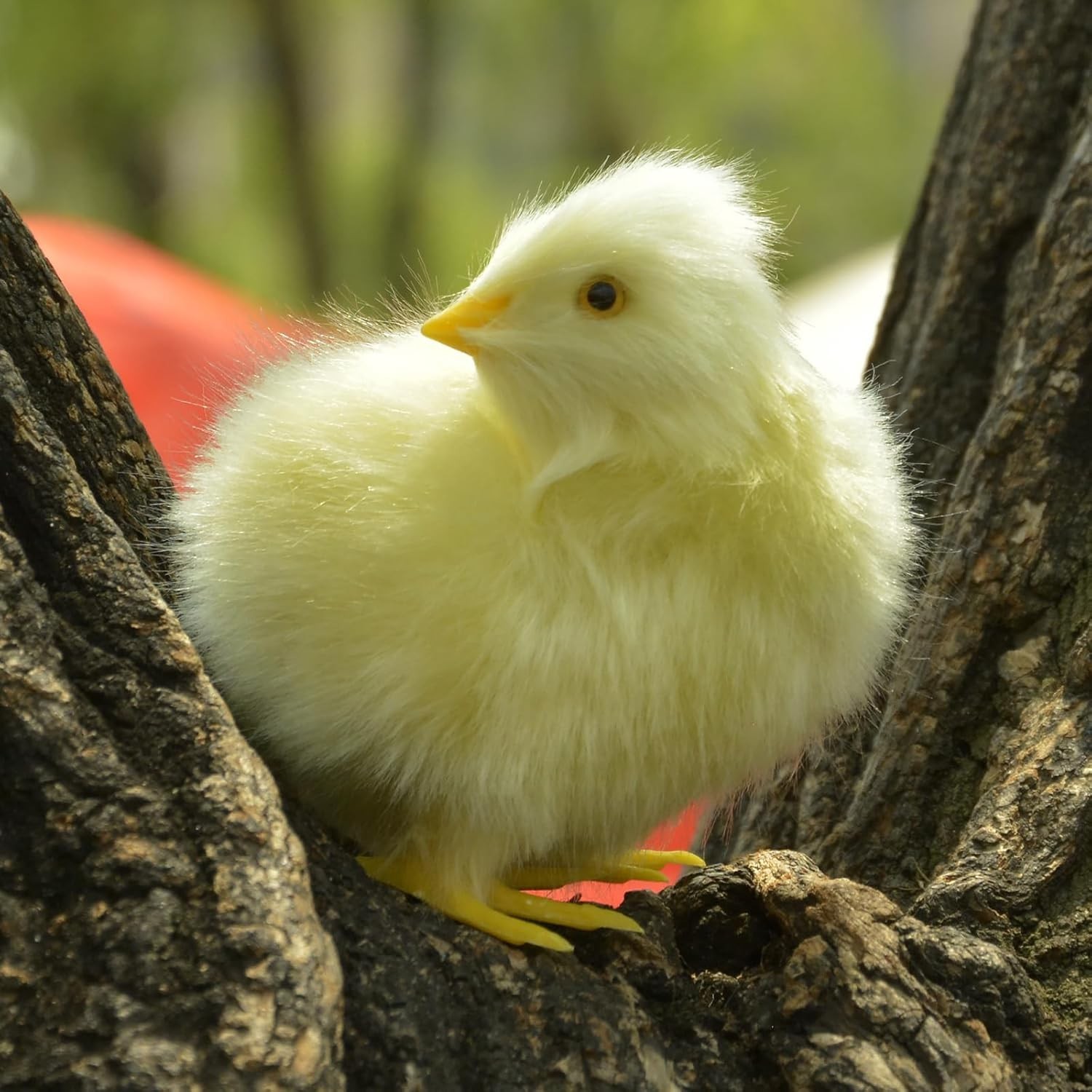 Baby Chick 7 Set, Simulated Chicken Sound Figurine Lifelike Stuffed Farm Animal,