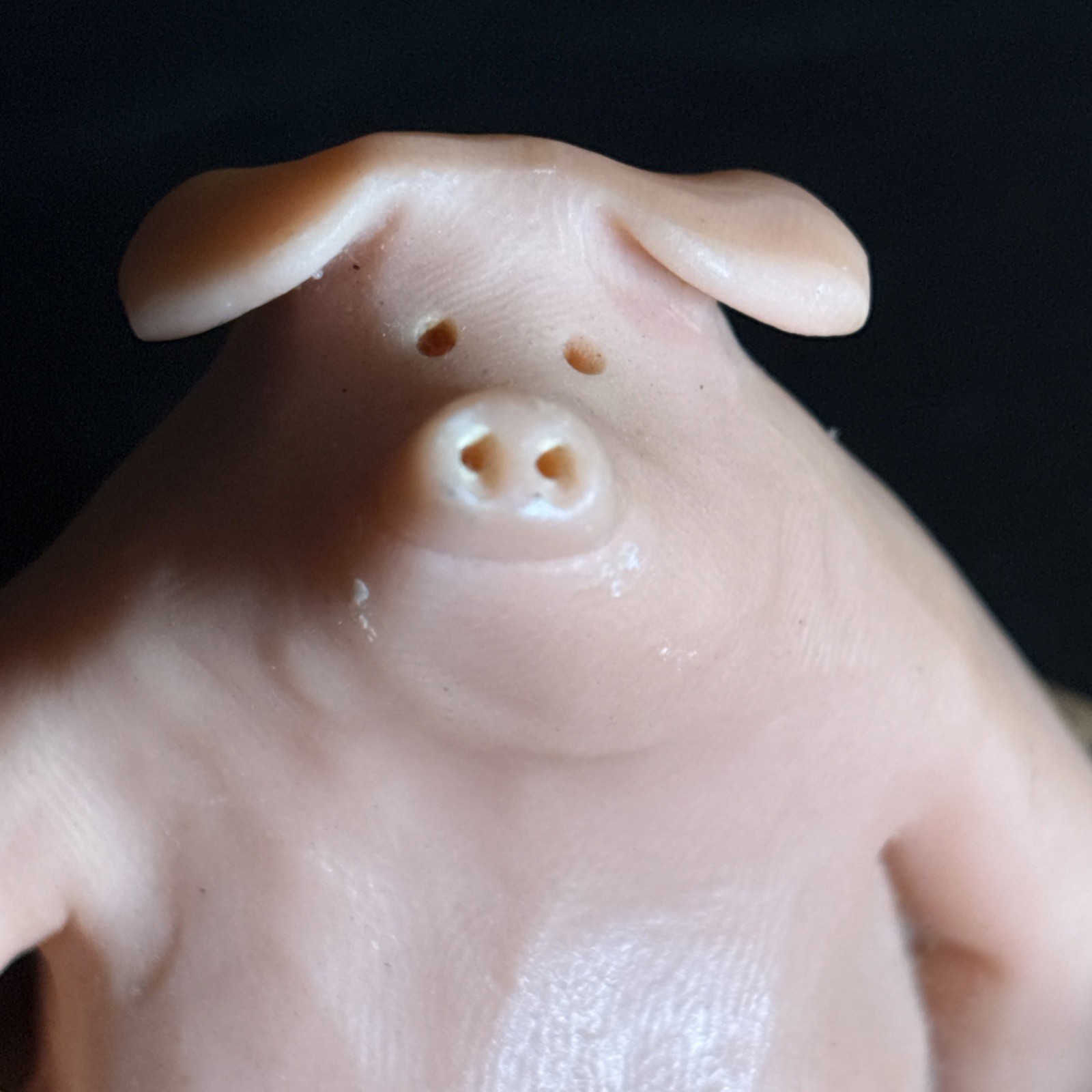 VTG SWINE COOLER~ Pigs Sculpture By Betty Difuntorum.