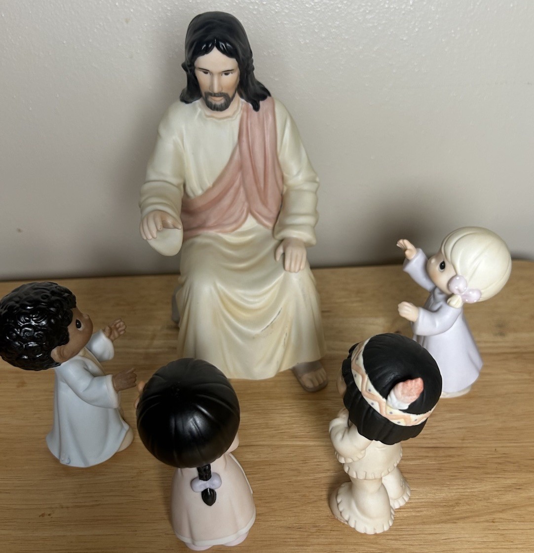 RARE Precious Moments He Shall Lead The Children Jesus no box
