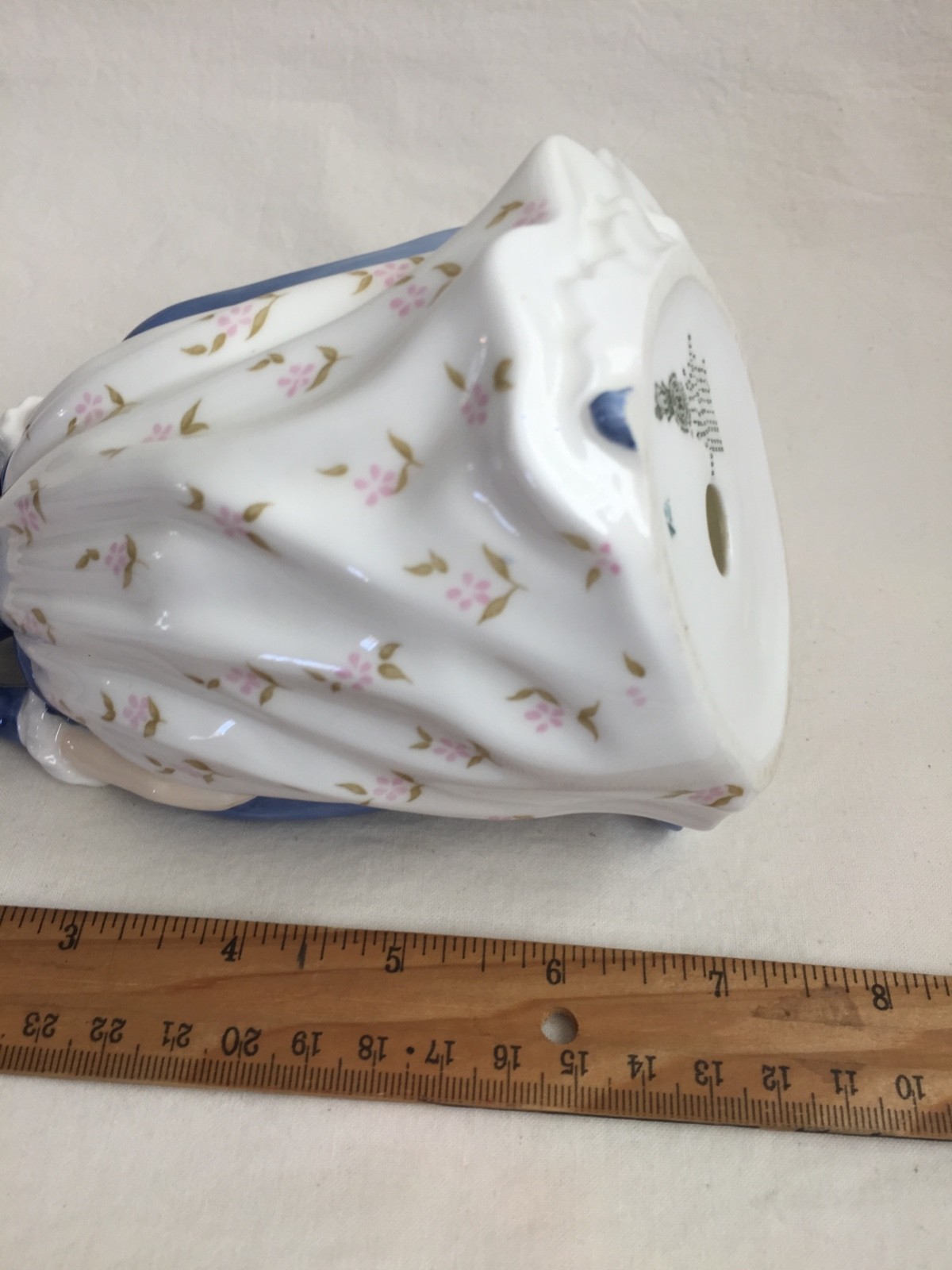 Royal Doulton Alison, Whimsical Pretty Lady Blue Floral, Vintage Bone China 2336