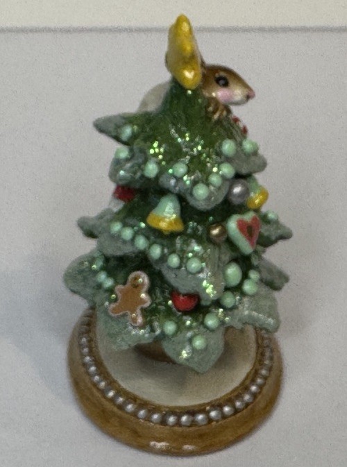 Wee Forest Folk Figurine TREE ALONE Mouse In Christmas TREE M-240a MINT