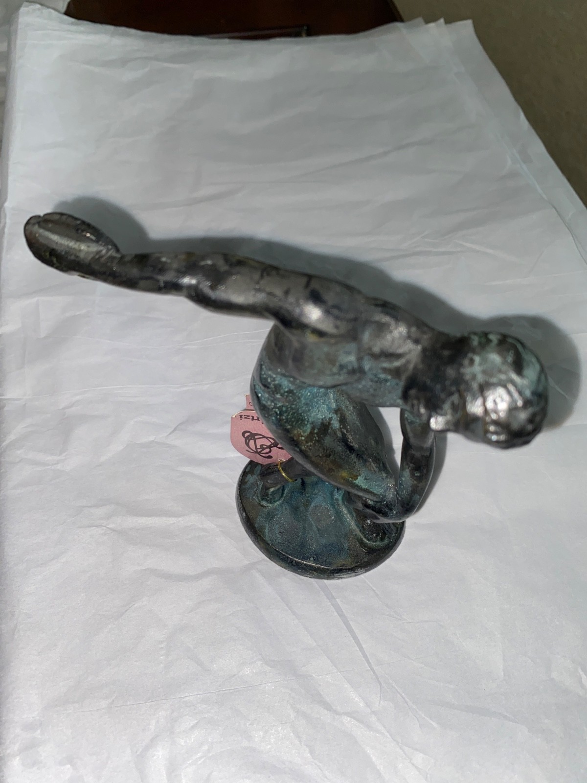 Discobolus of Myron small bronze statue – Discus Thrower Athlete – Olympic Games