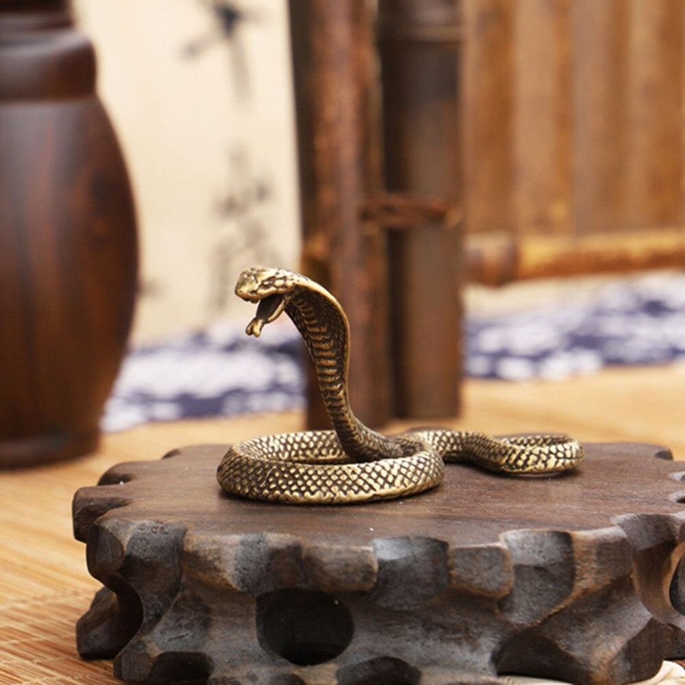 Brass Figurine Statue Ornament Animal Vintage Figurines Home Office Decor USA