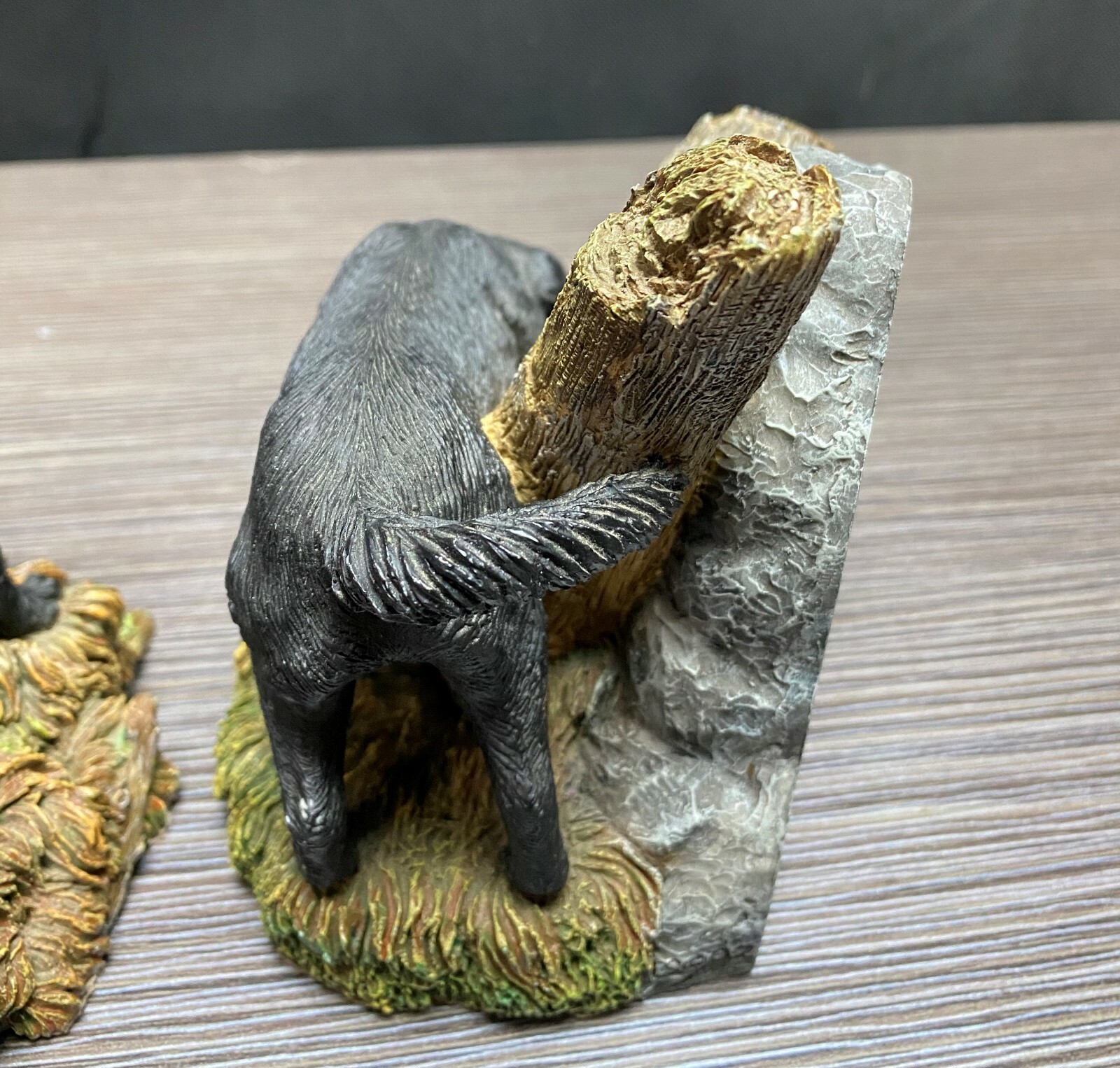 Living Stone Inc Heavy 4 lb. 10.4 oz. Bookends Black Labrador Dog Set From 2001
