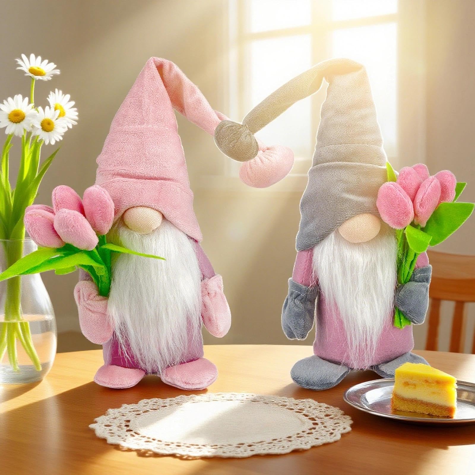 2PCS Gnomes Plush Decorations for Home, Gifts, Tiered Tray Decor